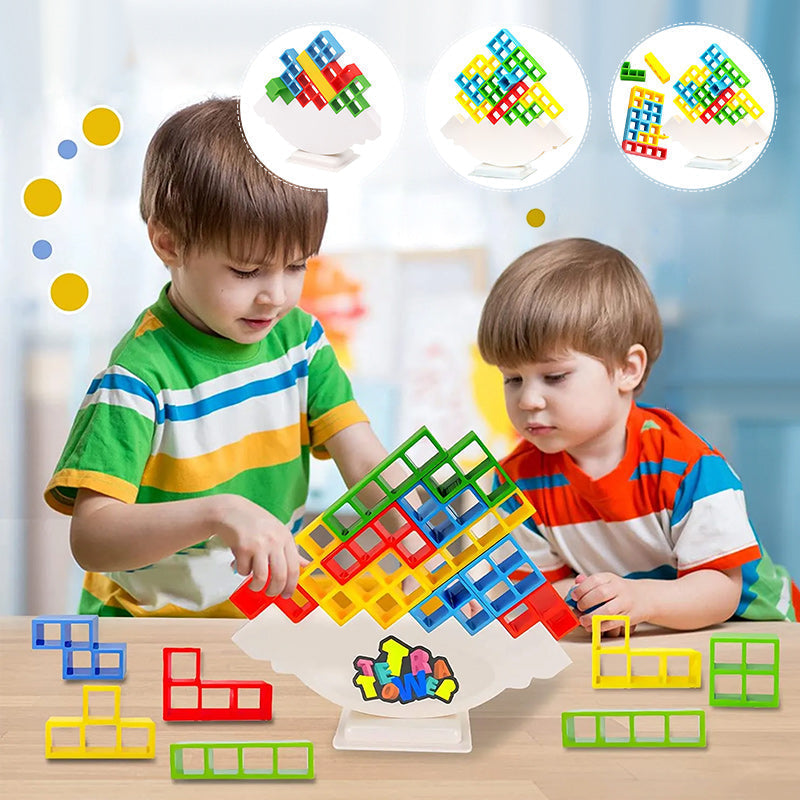 BrainBuild™ Magnetic Tetris Set - Unlock Creativity and Critical Thinking (16 PIECE SET)