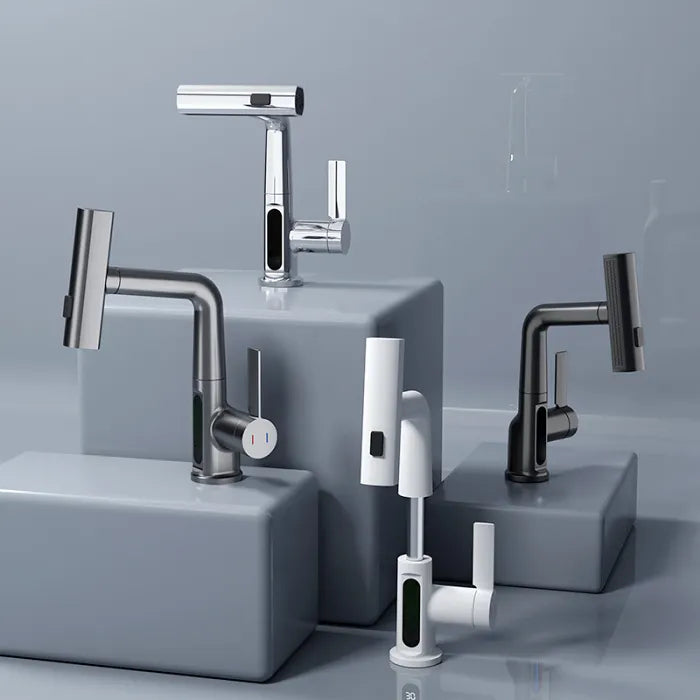 LättFlöde™ - 3-in-1 Extendable Smart Waterfall Basin Faucet - Made in Sweden