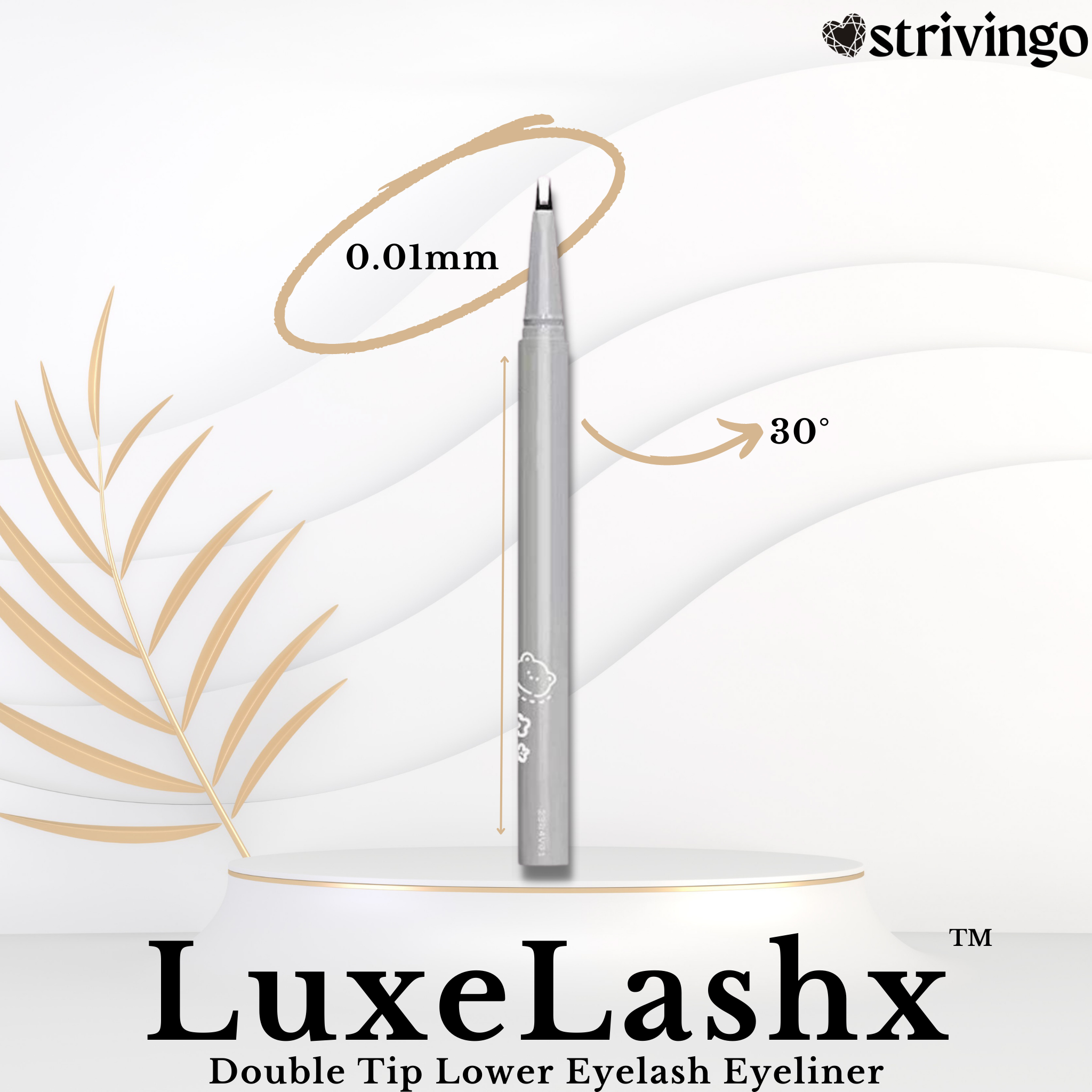 LuxeLashx™ 4-in-1 Double Tip Lower Eyelash Eyeliner (1+1 Free)