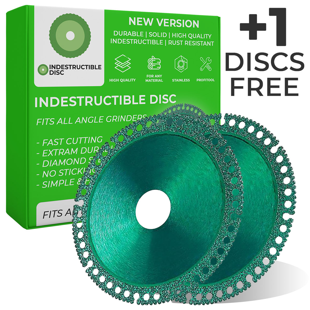 INDESTRUCTIBLE DISC™ 2.0 - ALL IN SECONDS CHAPPING (1+1 free)