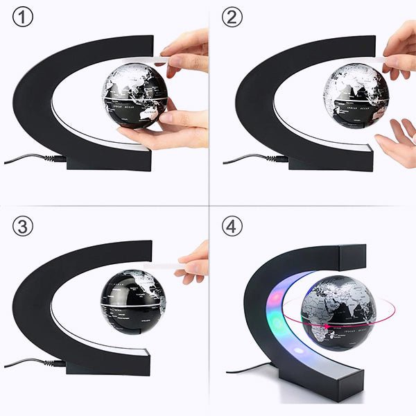 LevitateGlobe™ Magnetic Levitation Lamp | Elegant Levitation for Your Space